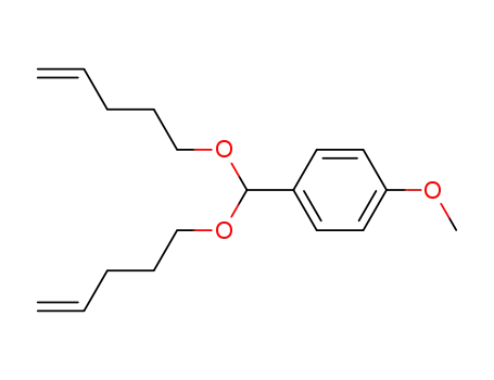 Molecular Structure of 157886-54-9 (4-Methoxybenzaldehyde dipent-4-enyl acetal)
