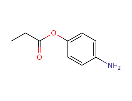 Molecular Structure of 55536-07-7 (Phenol, 4-amino-, propanoate (ester))