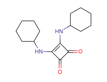 Molecular Structure of 100749-12-0 (3,4-DI(CYCLOHEXYLAMINO)CYCLOBUT-3-ENE-1,2-DIONE)