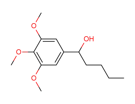 Molecular Structure of 19523-08-1 (Benzenemethanol, a-butyl-3,4,5-trimethoxy-)