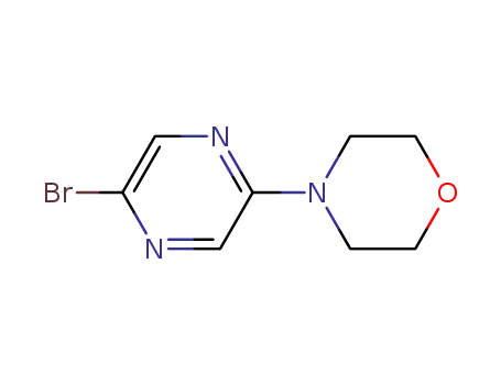 Molecular Structure of 955050-08-5 (4-(5-BROMO-2-PYRAZINYL)MORPHOLINE)