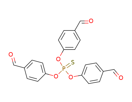 Benzaldehyde,4,4',4''-[phosphinothioylidynetris(oxy)]tris-