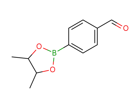 Molecular Structure of 215876-82-7 (2-(4-formylphenyl)-4,5-dimethyl-1,3,2-dioxaborolane)