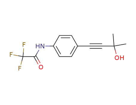 4-(4-aminophenyl)-2-methyl-3-butyn-2-ol trifluoroacetamide