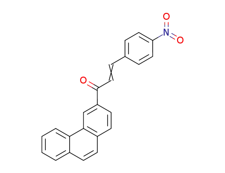 Molecular Structure of 31907-28-5 (3-(4-nitro-phenyl)-1-[3]phenanthryl-propenone)