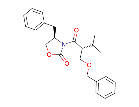 2-Oxazolidinone,
3-[(2R)-3-methyl-1-oxo-2-[(phenylmethoxy)methyl]butyl]-4-(phenylmethyl)
-, (4R)-