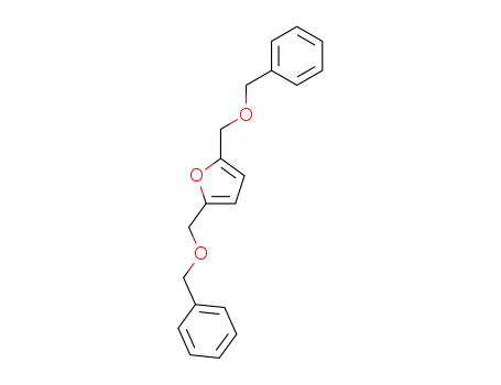 Molecular Structure of 174153-23-2 (2,5-Bis-benzyloxymethyl-furan)
