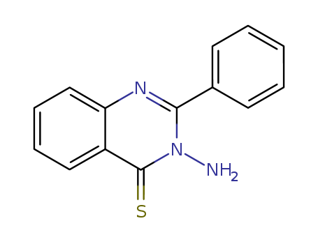 Molecular Structure of 13961-55-2 (4(3H)-Quinazolinethione, 3-amino-2-phenyl-)