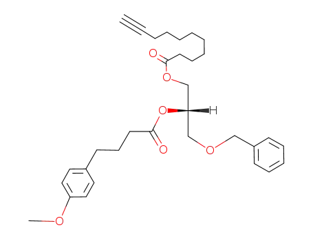 Undec-10-ynoic acid (S)-3-benzyloxy-2-[4-(4-methoxy-phenyl)-butyryloxy]-propyl ester