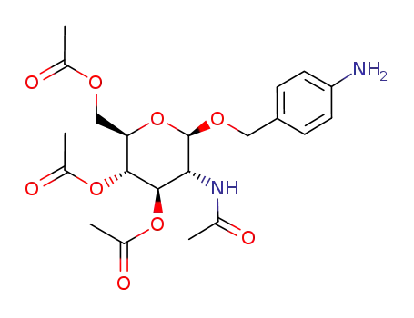 Molecular Structure of 210423-90-8 (2-acetamido-3,4,6-tri-O-acetyl-2-deoxy-1-O-[p-(n-decanamido)benzyl]-β-D-glucopyranoside)