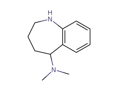 Molecular Structure of 155061-62-4 (5-Dimethylamino-2,3,4,5-tetrahydro-1H-benzazepine)