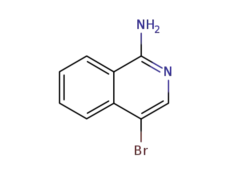 Molecular Structure of 55270-27-4 (4-bromoisoquinolin-1-amine)