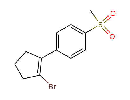 Benzene, 1-(2-bromo-1-cyclopenten-1-yl)-4-(methylsulfonyl)-