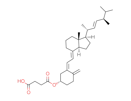 Molecular Structure of 1373140-59-0 (ergocalciferol hemisuccinate)