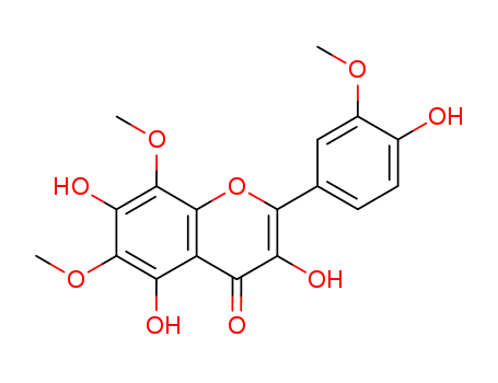 3,5,7-Trihydroxy-2-(4-hydroxy-3-methoxyphenyl)-6,8-dimethoxy-4H-1-benzopyran-4-one
