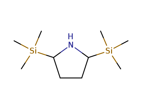 Molecular Structure of 178618-16-1 (Pyrrolidine, 2,5-bis(trimethylsilyl)-)