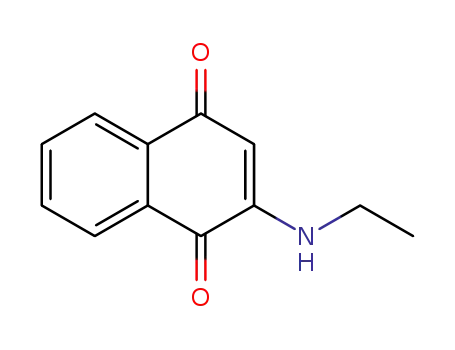 Molecular Structure of 14422-99-2 (2-(ethylamino)naphthalene-1,4-dione)