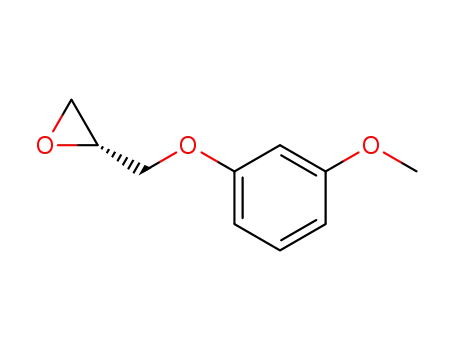 Molecular Structure of 719276-42-3 (Oxirane, [(3-methoxyphenoxy)methyl]-, (2R)- (9CI))