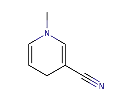 Molecular Structure of 19424-15-8 (3-Pyridinecarbonitrile,1,4-dihydro-1-methyl-(9CI))