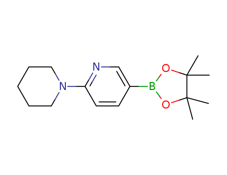 2-PIPERIDIN-1-YL-5-(4,4,5,5-TETRAMETHYL-1,3,2-DIOXABOROLAN-2-YL)PYRIDINE