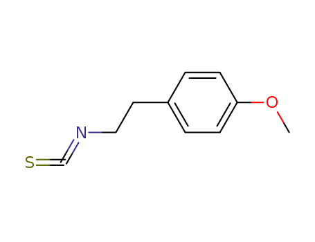 Molecular Structure of 17427-37-1 (1-(2-ISOTHIOCYANATO-ETHYL)-4-METHOXY-BENZENE)