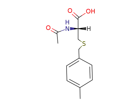 Molecular Structure of 192227-89-7 (L-Cysteine, N-acetyl-S-[(4-methylphenyl)methyl]-)