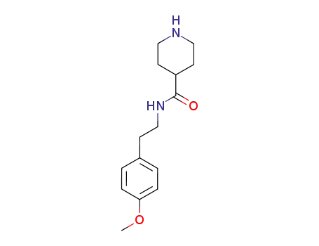 Molecular Structure of 1016755-45-5 (piperidine-4-carboxylic acid [2-(4-methoxy-phenyl)-ethyl]-amide)