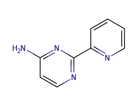Molecular Structure of 61310-37-0 (2-(Pyridin-2-yl)pyriMidin-4-aMine)