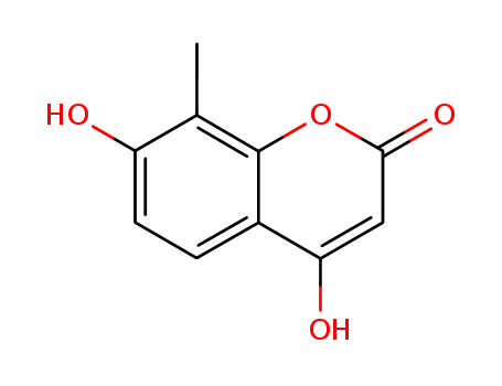 2H-1-Benzopyran-2-one, 4,7-dihydroxy-8-methyl-