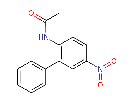Molecular Structure of 68612-69-1 (N-(5-nitrobiphenyl-2-yl)acetamide)
