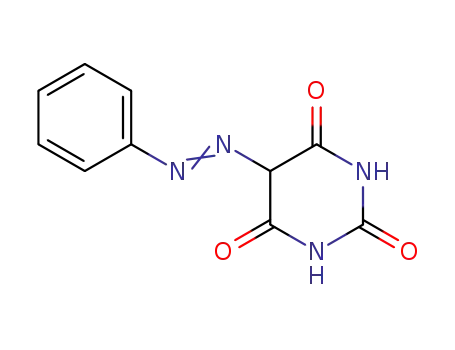 Molecular Structure of 56112-66-4 (5-[(E)-phenyldiazenyl]pyrimidine-2,4,6(1H,3H,5H)-trione)
