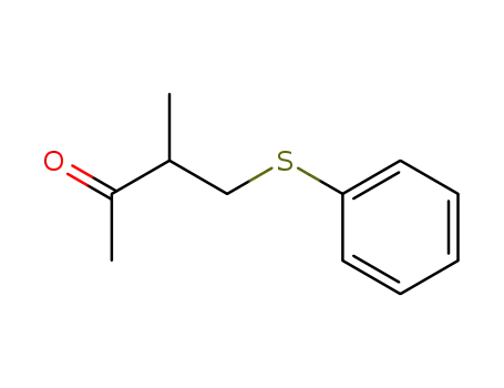 Molecular Structure of 6110-10-7 (2-Butanone, 3-methyl-4-(phenylthio)-)