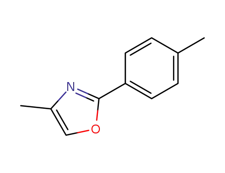 Molecular Structure of 83081-31-6 (4-methyl-2-(p-tolyl)oxazole)