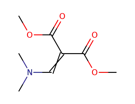 Molecular Structure of 18856-69-4 (N,N-DIMETHYLAMINOMETHYLENEMALONIC ACID DIMETHYL ESTER)