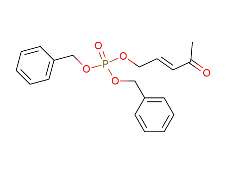 Phosphoric acid, (2E)-4-oxo-2-pentenyl bis(phenylmethyl) ester