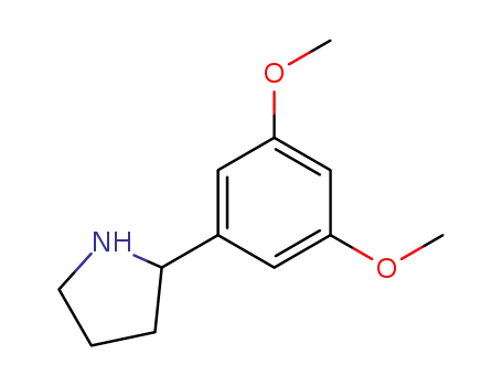 Molecular Structure of 367281-01-4 (2-(3,5-dimethoxyphenyl)pyrrolidine)
