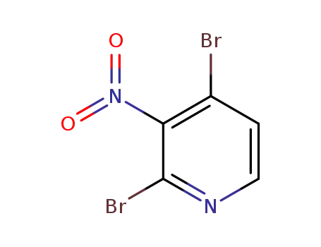 Molecular Structure of 121263-10-3 (2,4-DIBROMO-3-NITROPYRIDINE)
