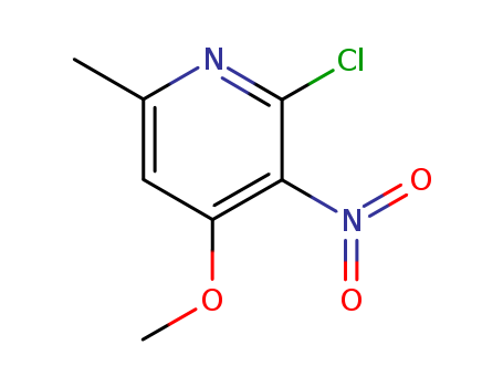 2-Chloro-4-methoxy-6-methyl-3-nitro-pyridine