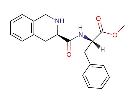 Molecular Structure of 617688-33-2 (L-Phenylalanine, N-[[(3R)-1,2,3,4-tetrahydro-3-isoquinolinyl]carbonyl]-,
methyl ester)