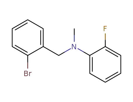 Molecular Structure of 475039-96-4 (N-(2-bromobenzyl)-2-fluoro-N-methylaniline)