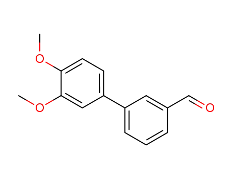 Molecular Structure of 676348-36-0 (3',4'-DIMETHOXYBIPHENYL-3-CARBALDEHYDE)