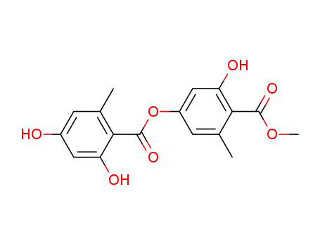Benzoic acid, 2,4-dihydroxy-6-methyl-, 3-hydroxy-4-(methoxycarbonyl)-5-methylphenyl ester