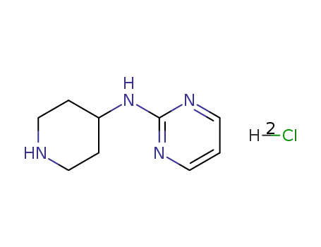 Molecular Structure of 63260-58-2 (Piperidin-4-yl-pyrimidin-2-yl-amine dihydrochloride)