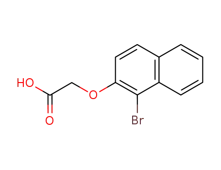 Molecular Structure of 41791-59-7 ((1-BROMO-NAPHTHALEN-2-YLOXY)-ACETIC ACID)