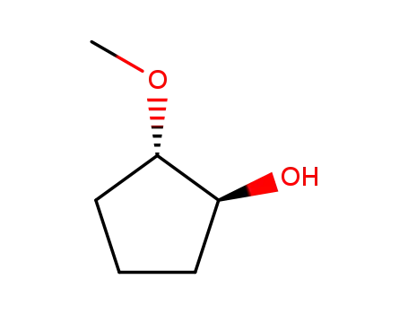 Molecular Structure of 7429-45-0 (2-methoxycyclopentanol)