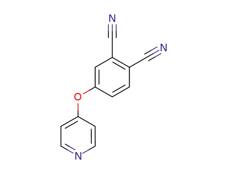 Molecular Structure of 380896-89-9 (1-(pyridine-4-oxy) 3,4-dicyanobenzene)