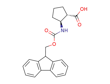 Molecular Structure of 359586-64-4 ((1S,2S)-FMOC-2-AMINOCYCLOPENTANE CARBOXYLIC ACID)