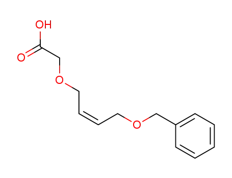Molecular Structure of 861997-65-1 ((Z)-(4-benzyloxybut-2-enyloxy)acetic acid)