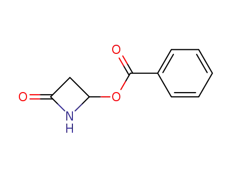 Molecular Structure of 28562-58-5 (4-BENZOYLOXY-2-AZETIDINONE)