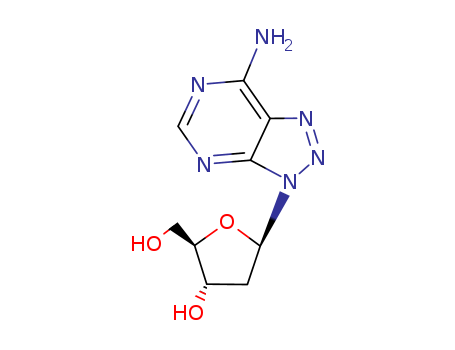 3-(2-Deoxy-β-D-erythro-pentofuranosyl)-3H-1,2,3-triazolo[4,5-d]pyrimidin-7-amine